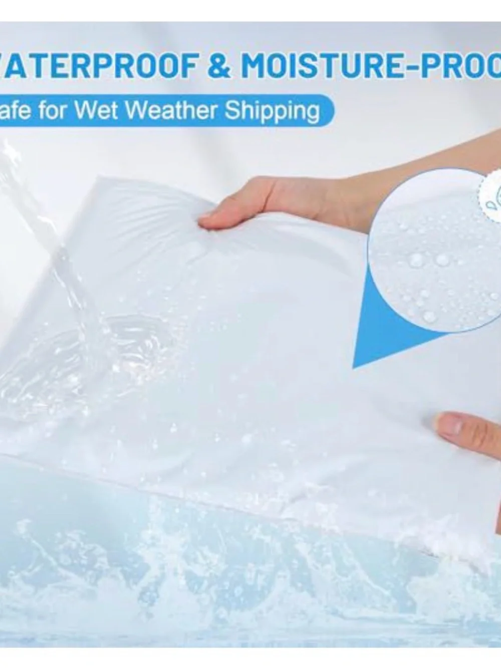 25 White Poly Mailers 10” x 13”
